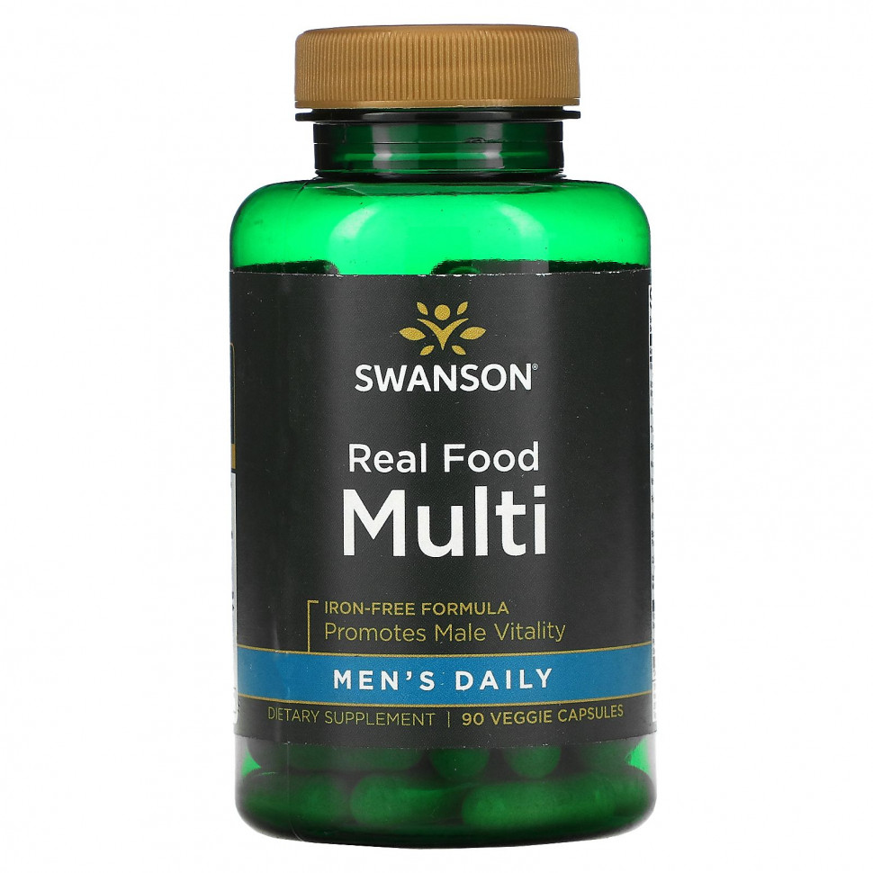 Swanson, Men's Daily, Real Food Multi,  , 90      , -, 