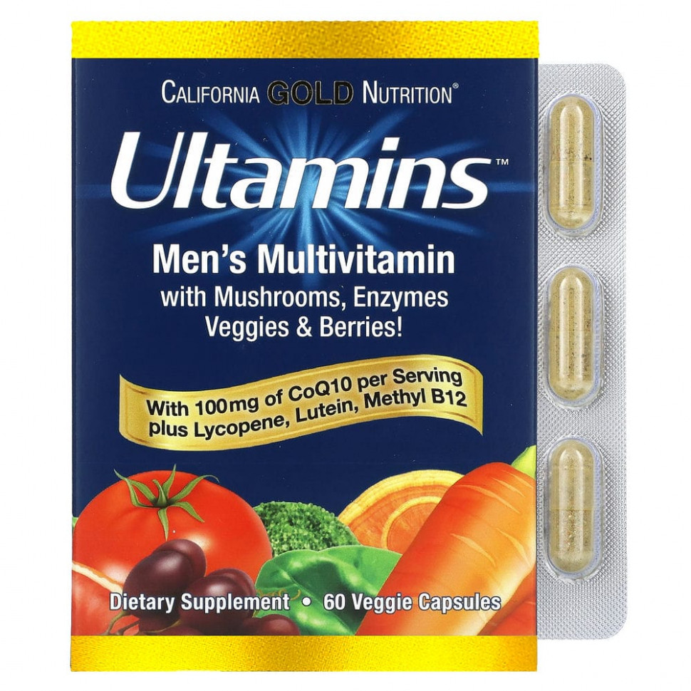 California Gold Nutrition, Ultamins,    ,   Q10, , ,   , 60      , -, 