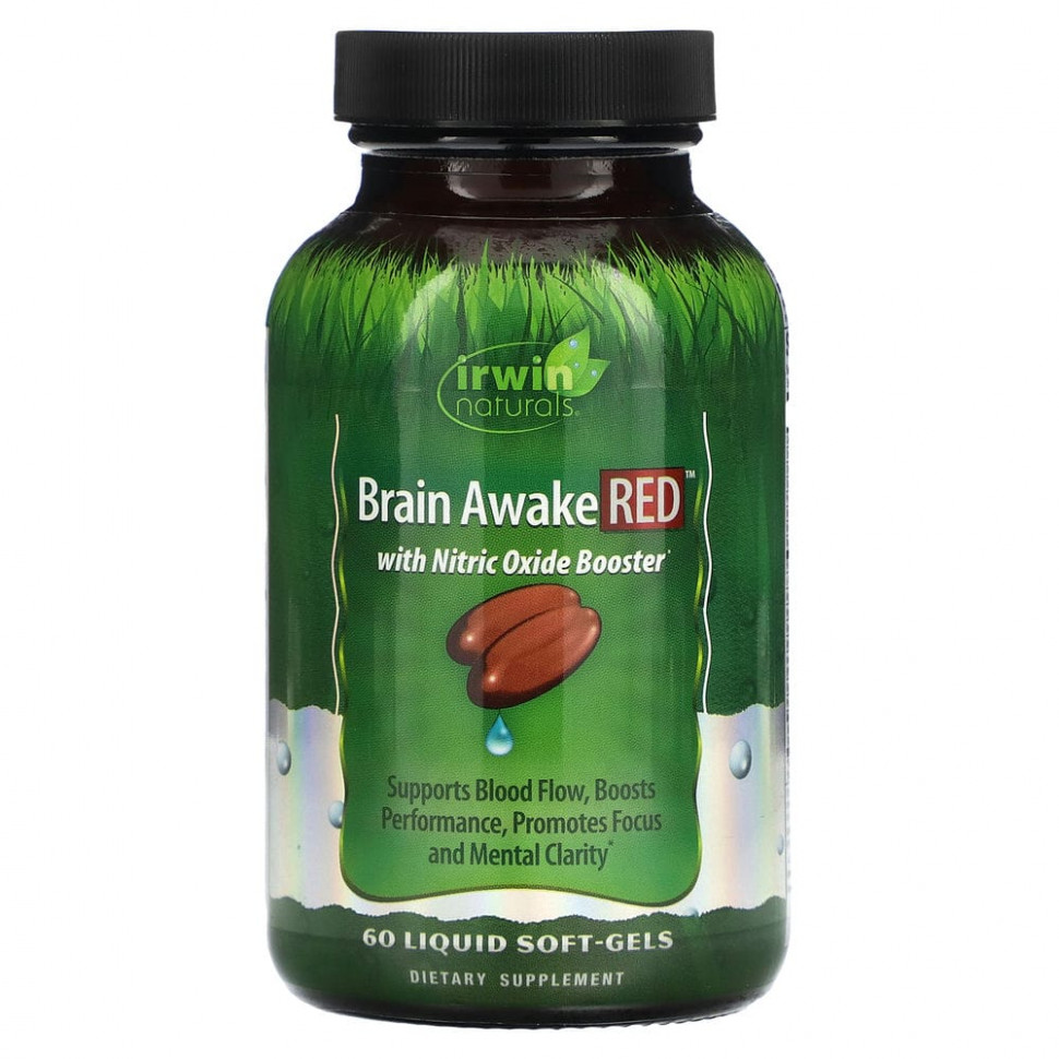  Irwin Naturals, Brain Awake Red,     , 60    Iherb ()