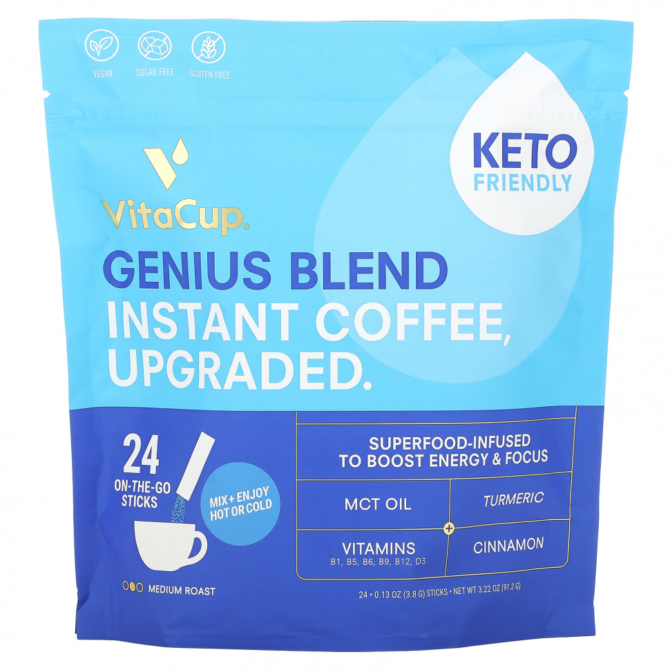 VitaCup, Genius Blend,  ,  , 24   ,  3,8  (0,13 )     , -, 