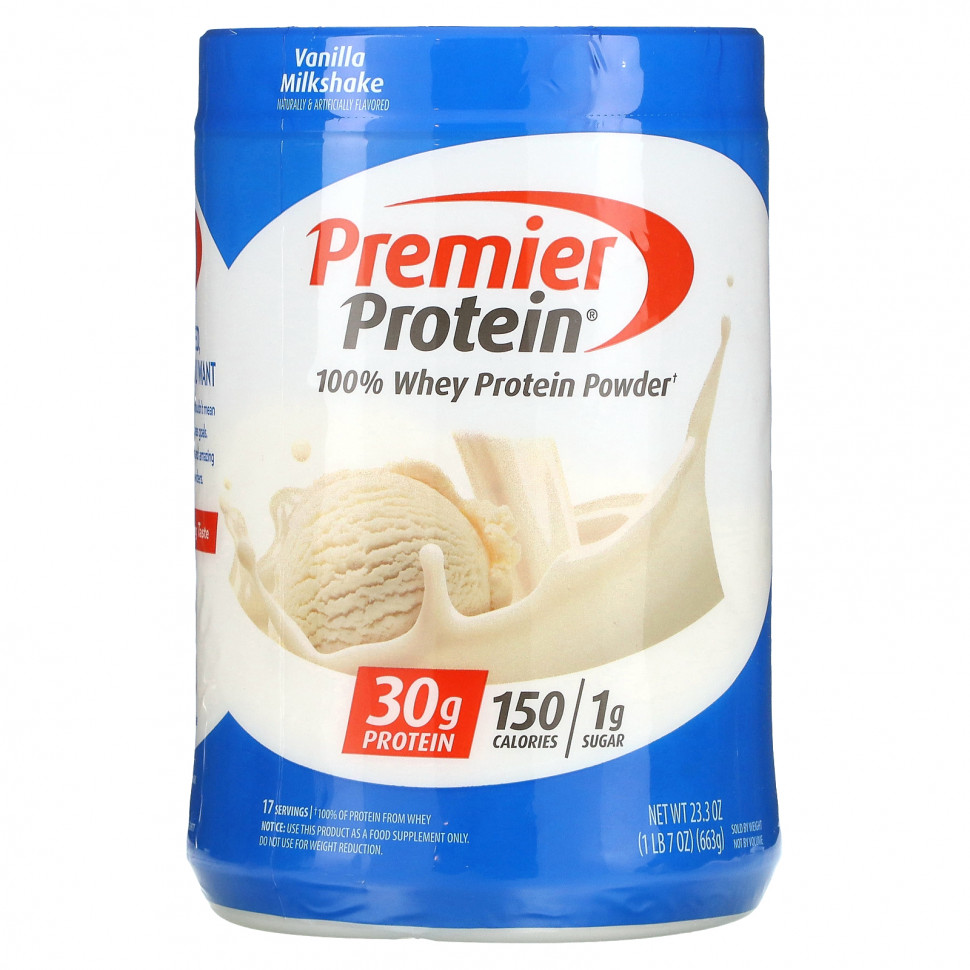 ���������� Premier Protein, ������� �� 100% ������������� ��������, ��������� �������� ��������, 663 � (1 ���� 7 �����)  Iherb (������)