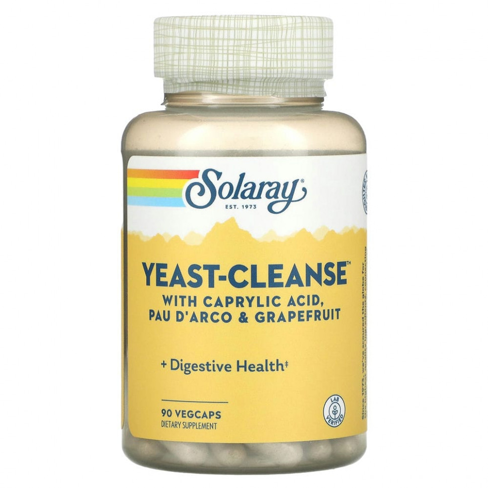 Solaray, Yeast-Cleanse, 90      , -, 