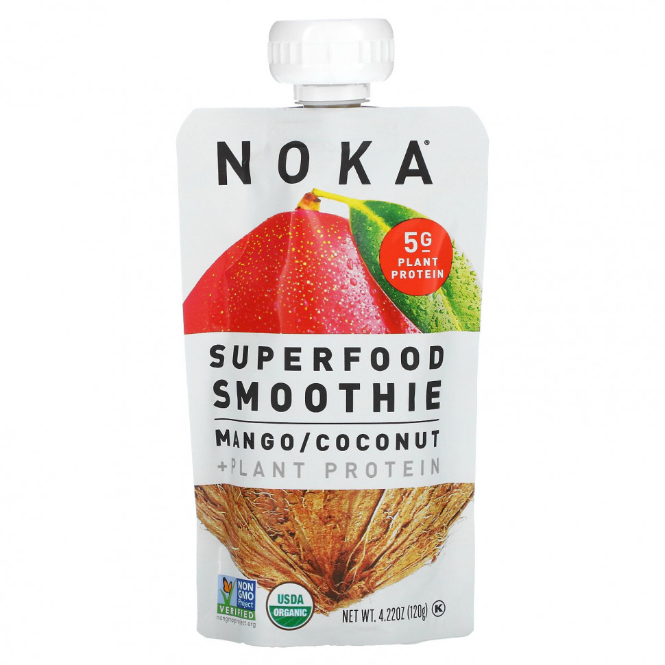 ���������� Noka, Superfood Smoothie + ������������ �����, �����, �����, 120 � (4,22 �����)  Iherb (������)