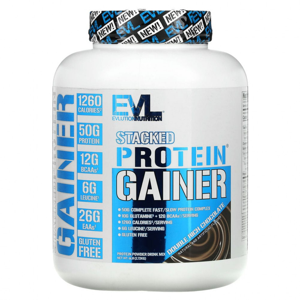 EVLution Nutrition, Stacked Protein Gainer,   , 2,72  (6 )    , -, 