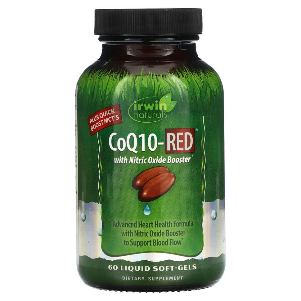 Irwin Naturals, CoQ10-Red, 60      , -, 