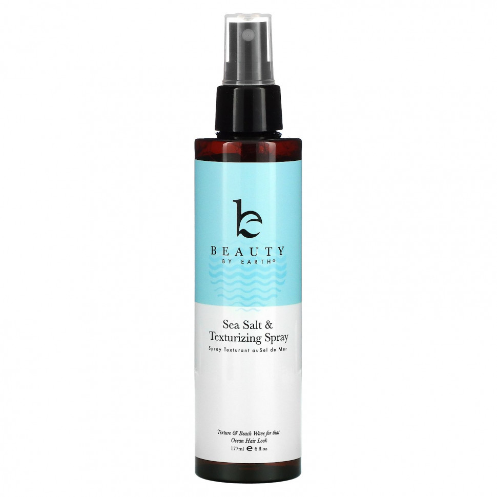 ���������� Beauty By Earth, Sea Salt & Texturizing Spray, 6 fl oz (177 ml)  Iherb (������)