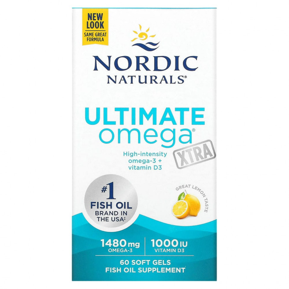 Nordic Naturals, Ultimate Omega Xtra,   , 740 , 60     , -, 