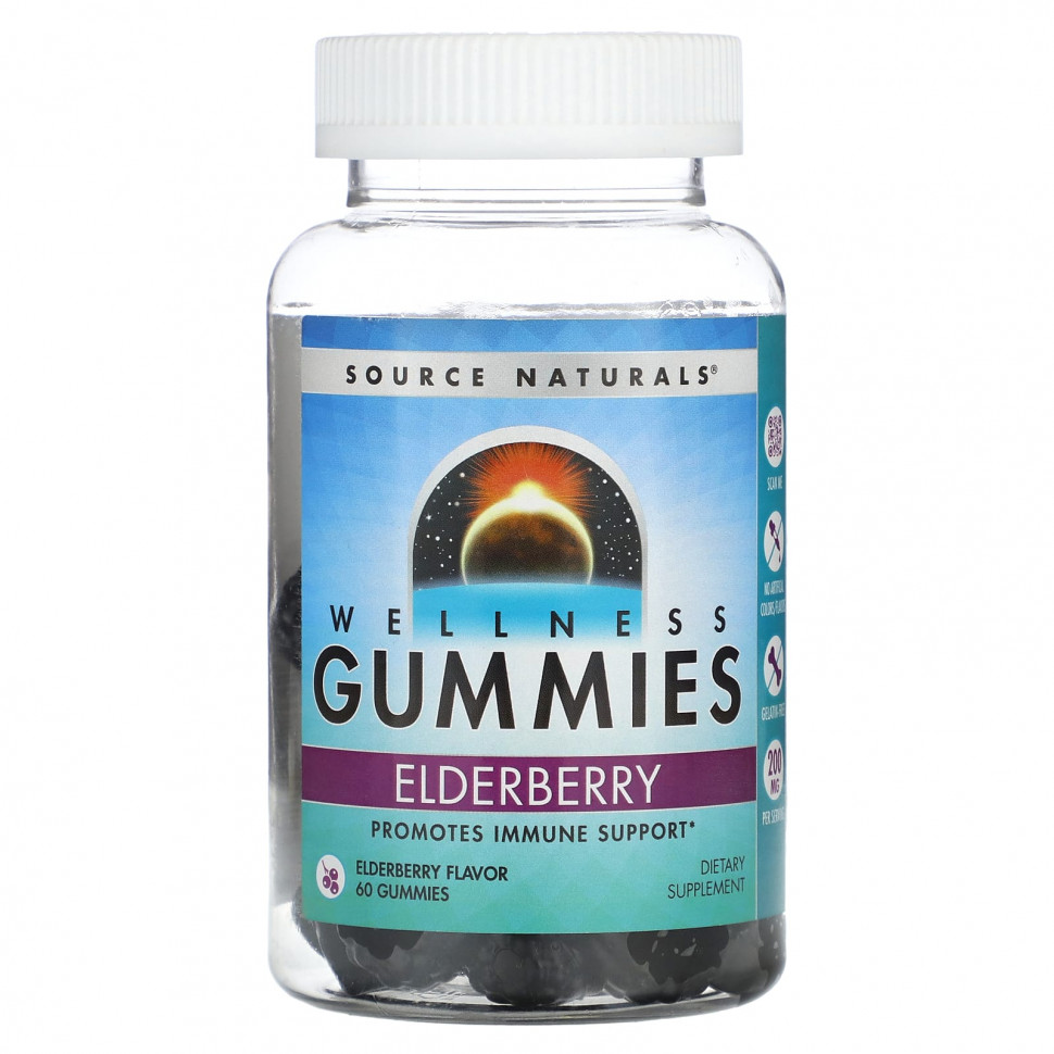 Source Naturals, Wellness Gummies, , 60      , -, 