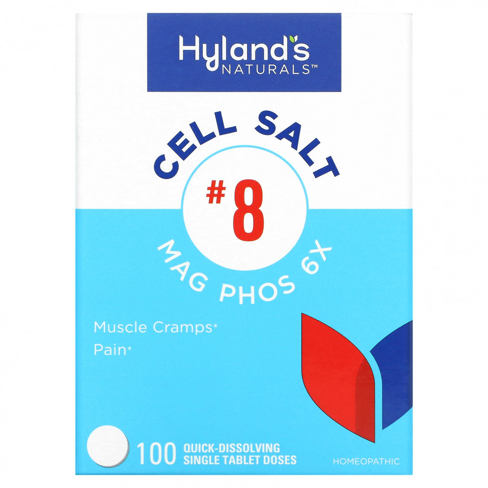 Hyland's, Cell Salt # 8, Mag Phos 6X, 100      , -, 