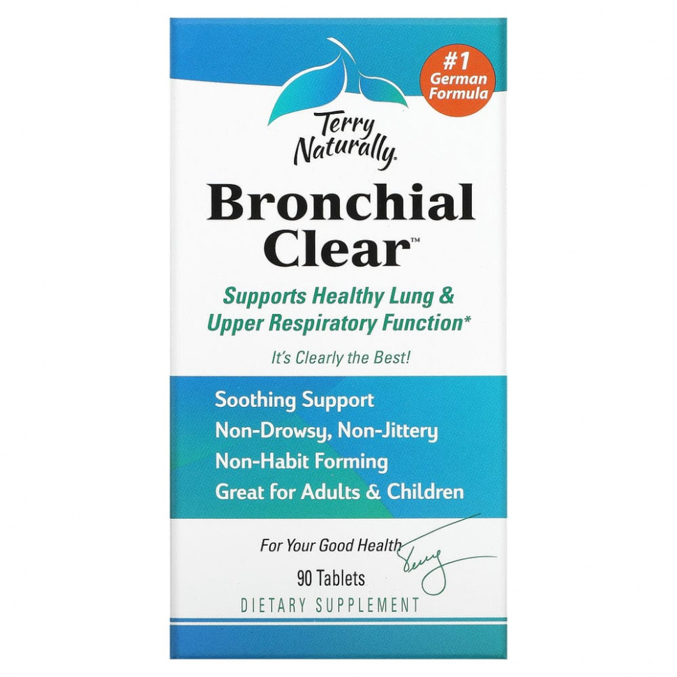 Terry Naturally, Bronchial Clear, 90     , -, 