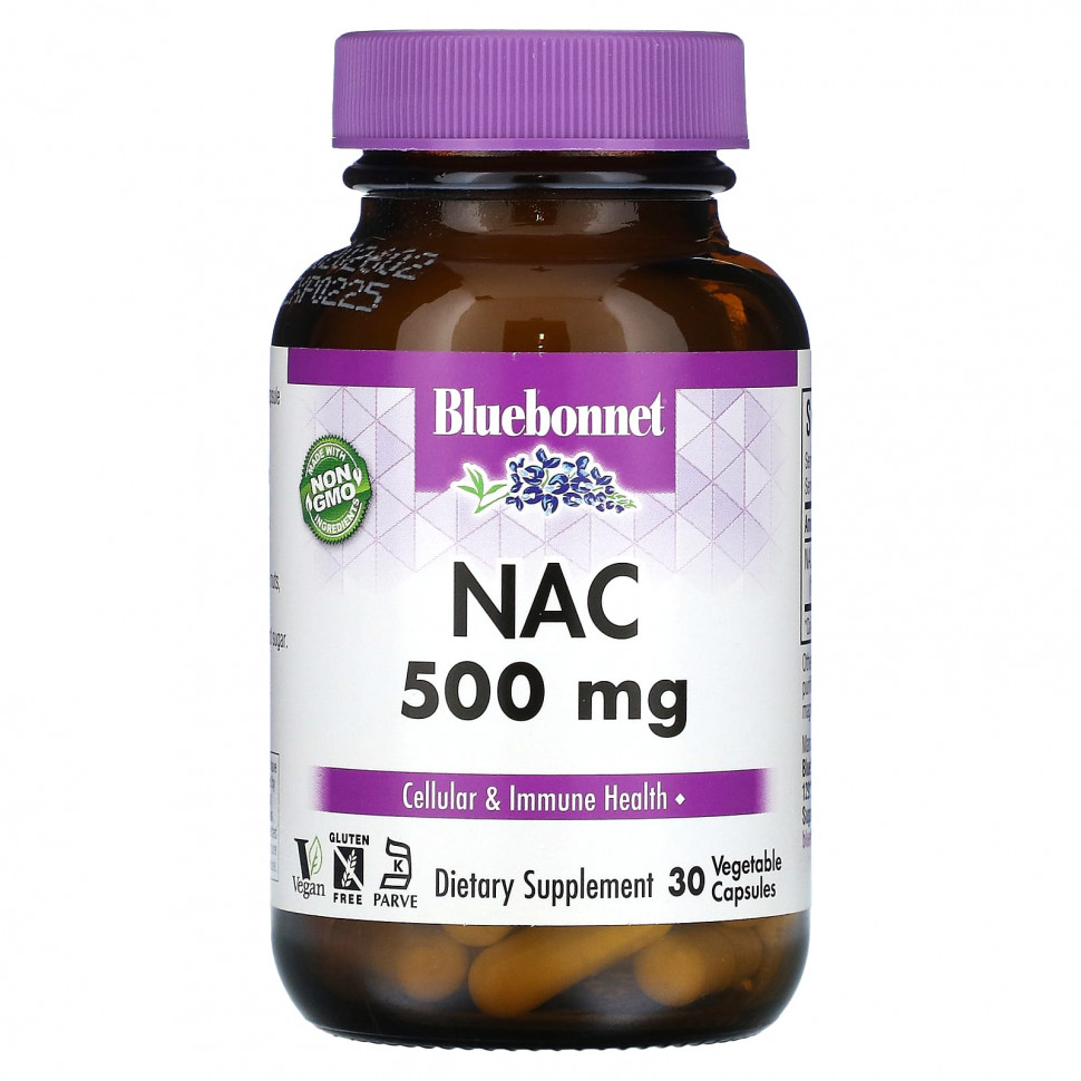 Bluebonnet Nutrition, NAC, 500 , 30      , -, 