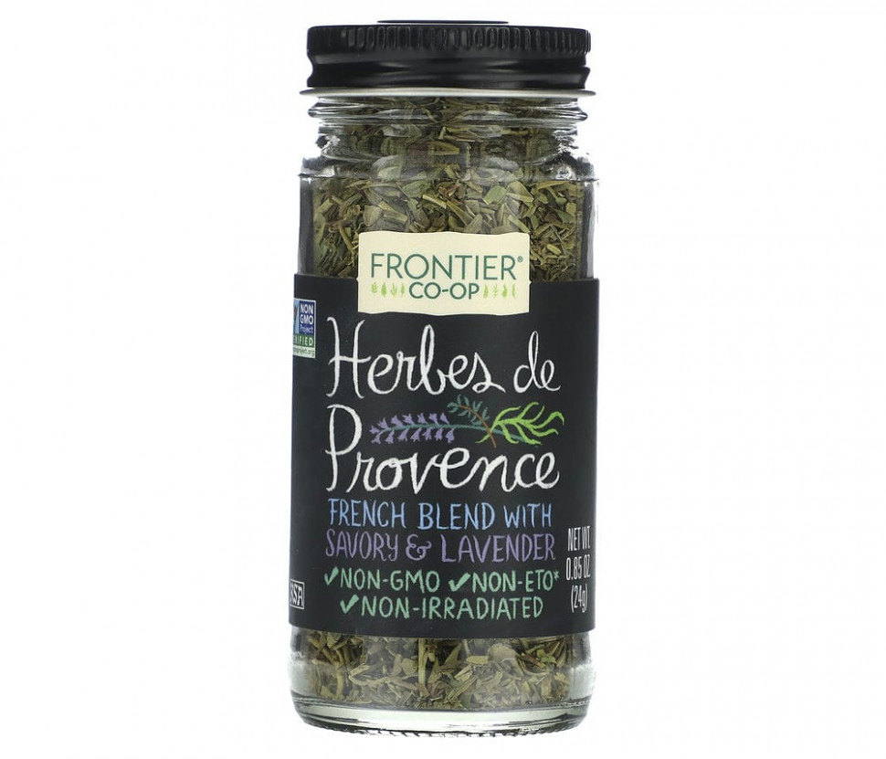 Frontier Co-op, Herbes De Provence, French Blend With Savory Lavender, 0.85 oz, (24 g)    , -, 