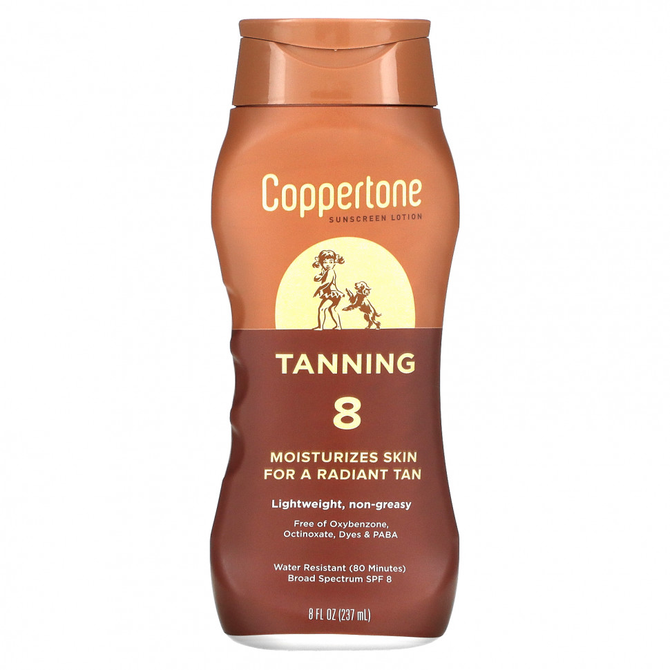 Coppertone, Sunning,  , SPF 8, 237  (8 . )    , -, 