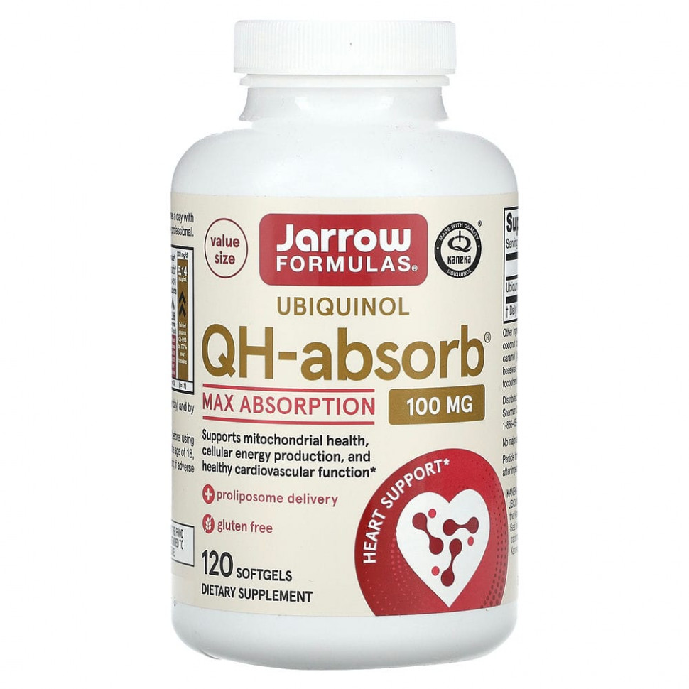 Jarrow Formulas,  QH-Absorb, 100 , 120       , -, 