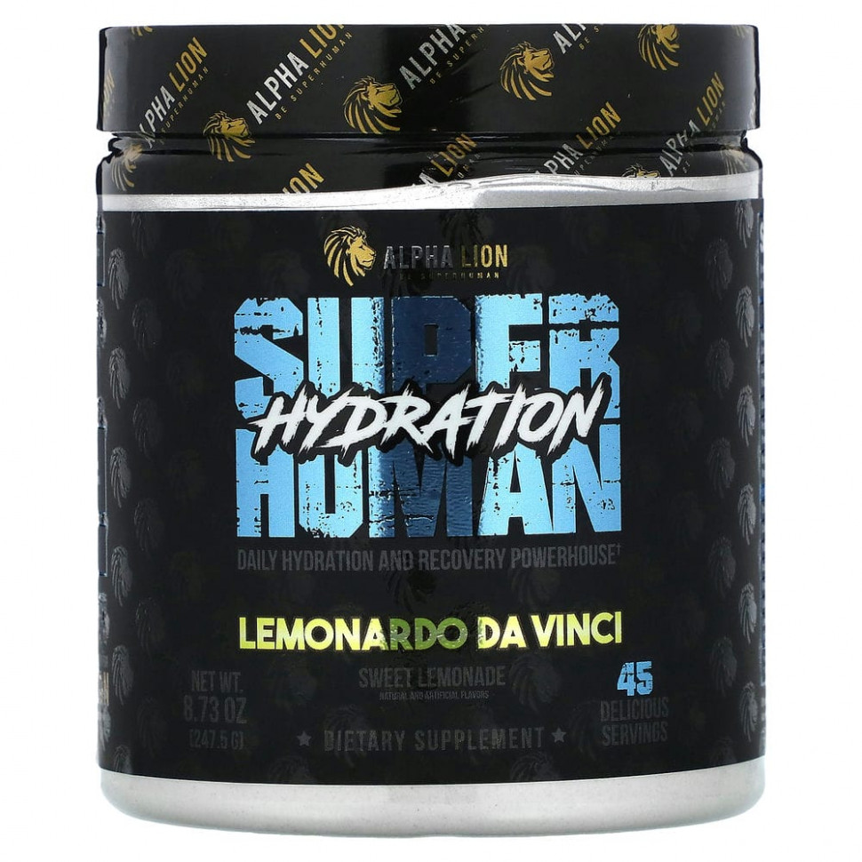 ALPHA LION, SuperHuman Hydration, Lemonardo Da Vinci,  , 247,5  (8,73 )    , -, 