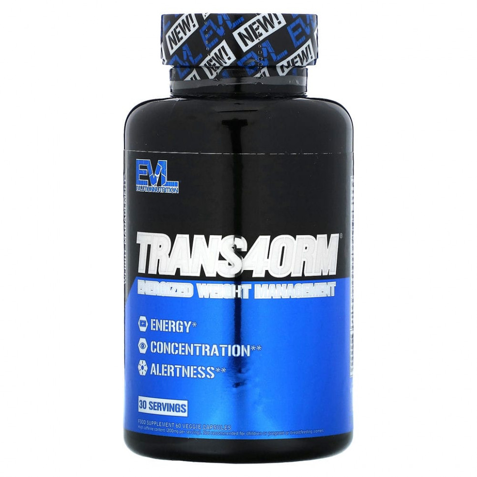 EVLution Nutrition, Trans4orm,   , 60      , -, 