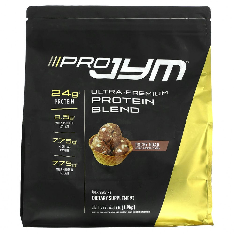 ���������� JYM Supplement Science, Pro JYM, ����������� ����� ������������������ ��������, Rocky Road, 1,9 �� (4,3 �����)  Iherb (������)
