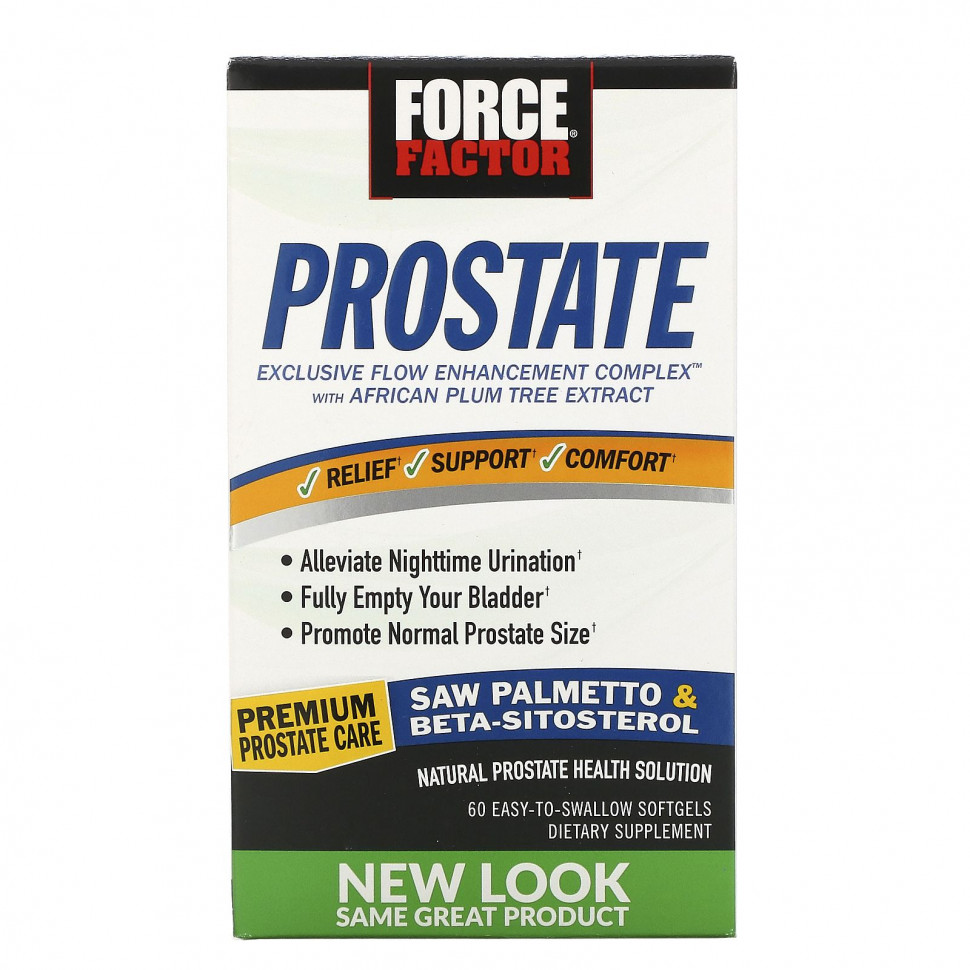 Force Factor, Prostate,     , 60      , -, 