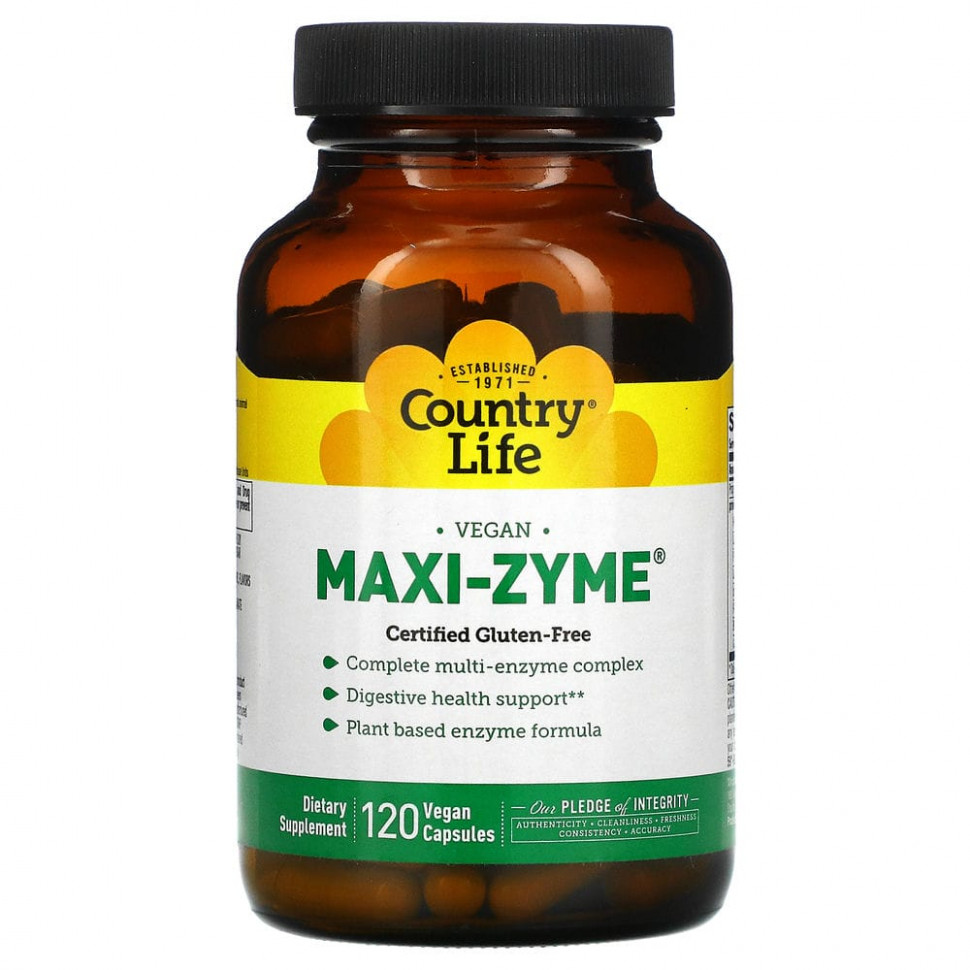 Country Life, Maxi-Zyme, 120      , -, 