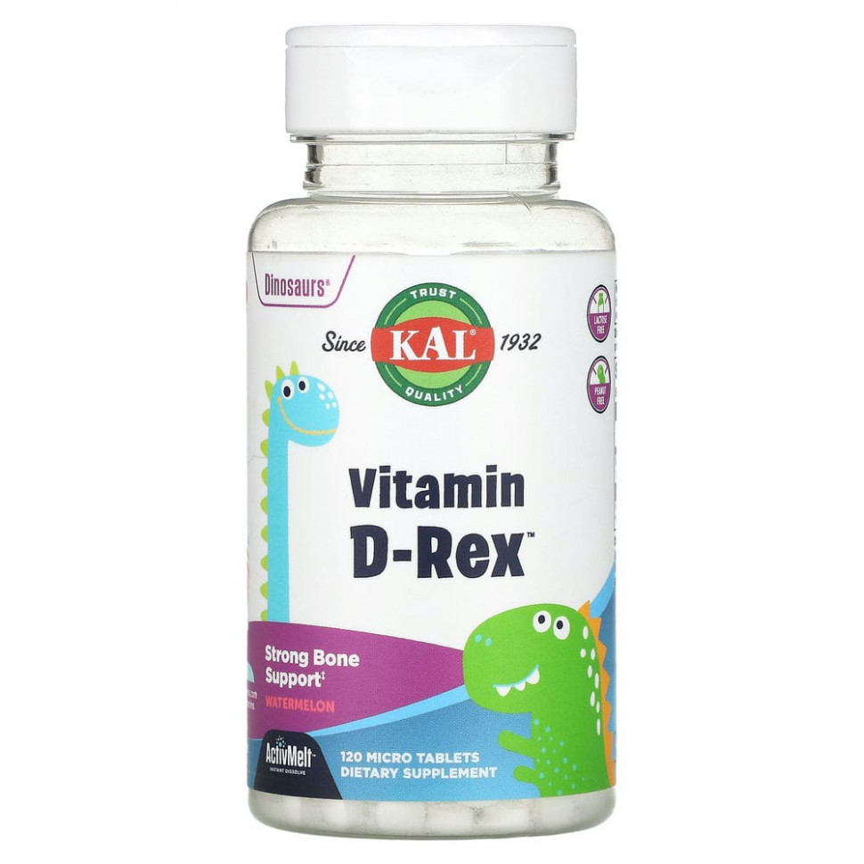 KAL, Dinosaurs, Vitamin D-Rex,   , 600 , 120     , -, 