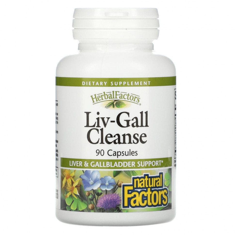 Natural Factors, Liv-Gall Cleanse, 90     , -, 