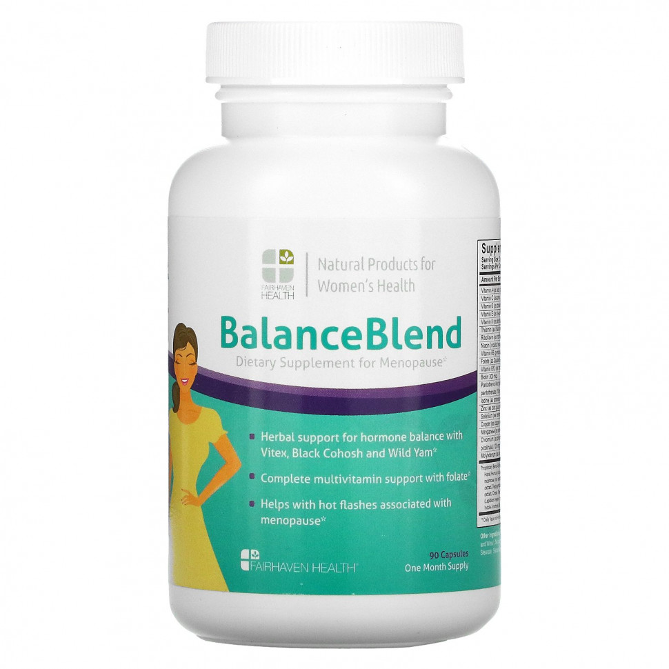 Fairhaven Health, Balance Blend For Menopause, 90     , -, 