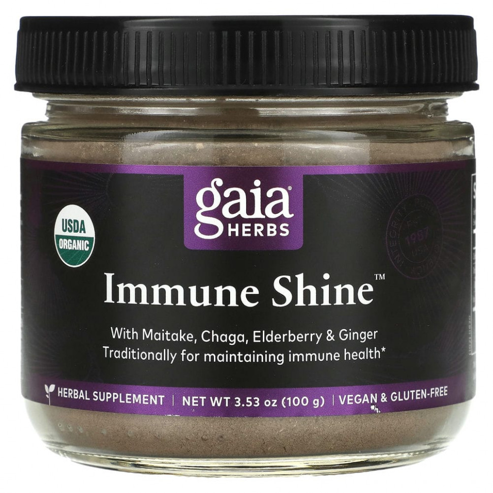 Gaia Herbs, Immune Shine,  , ,   , 100  (3,53 )    , -, 