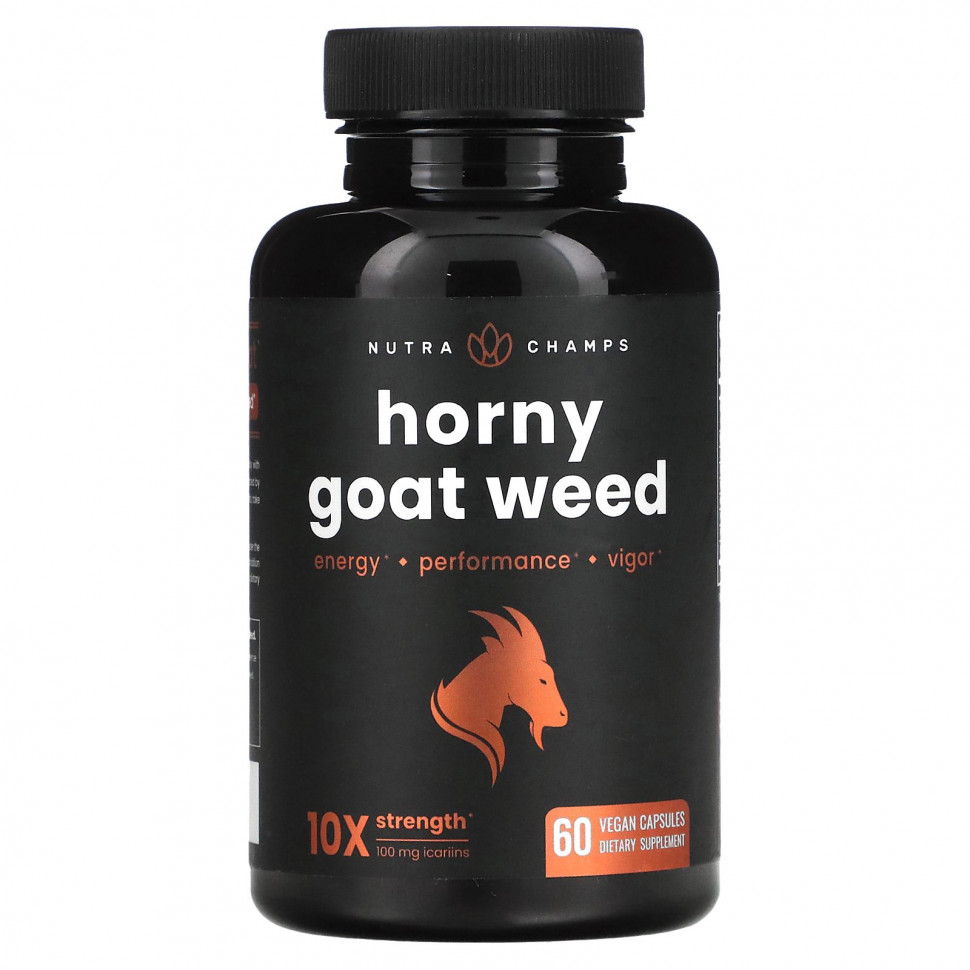 NutraChamps, Horny Goat Weed, 60      , -, 