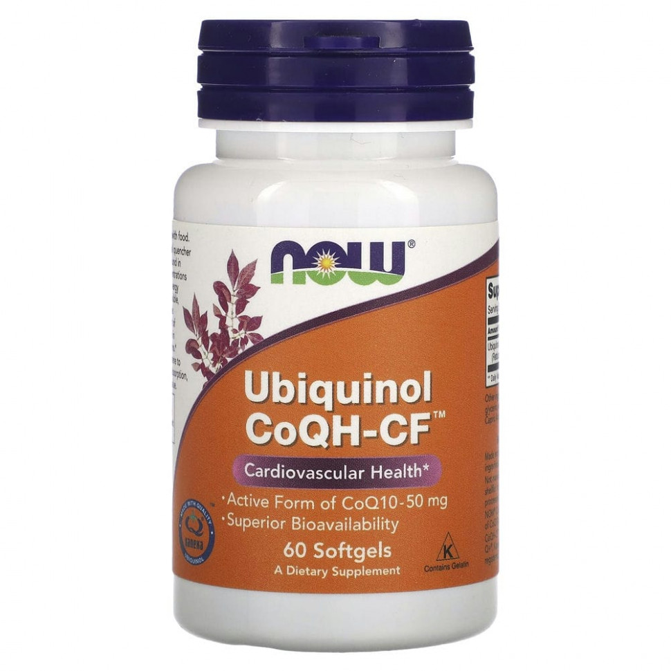 NOW Foods,  CoQH-CF, 60      , -, 