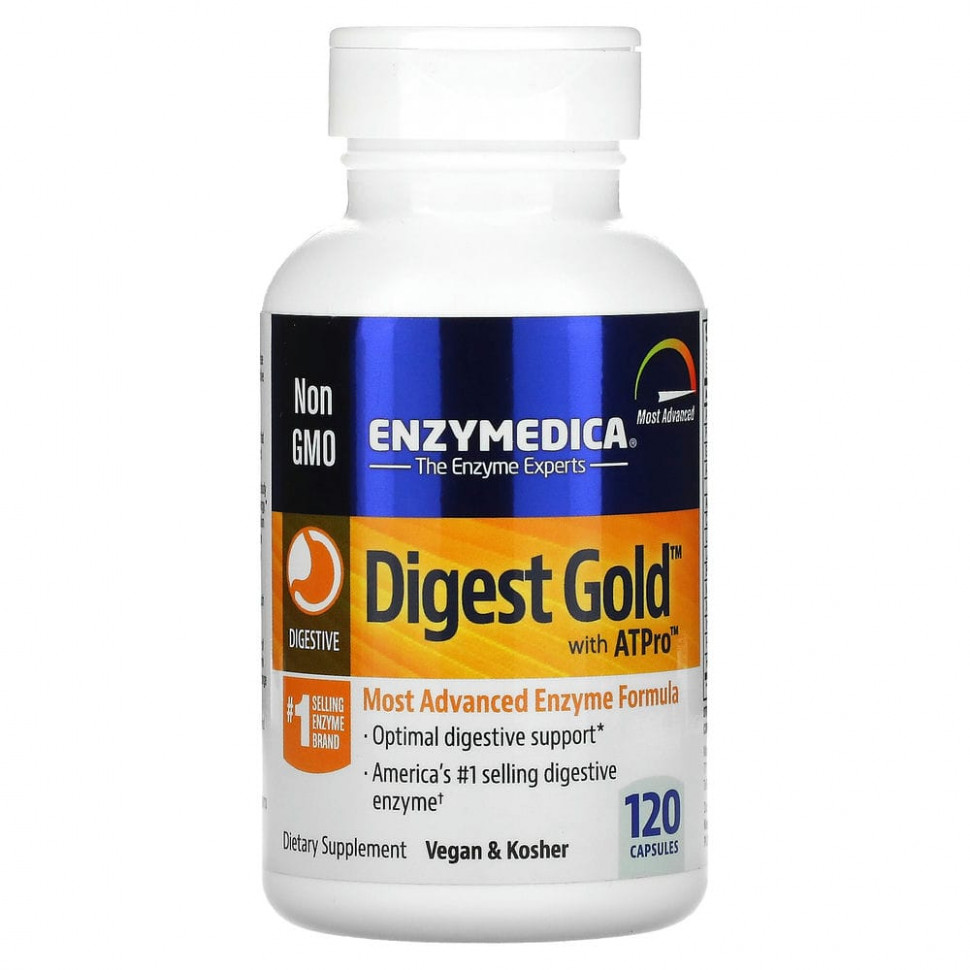 Enzymedica, Digest Gold  ATPro,    , 120     , -, 