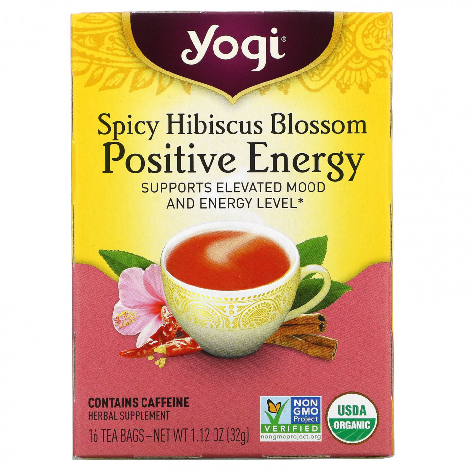 Yogi Tea, Spicy Hibiscus Positive Energy, 16  , 32  (1,12 )    , -, 