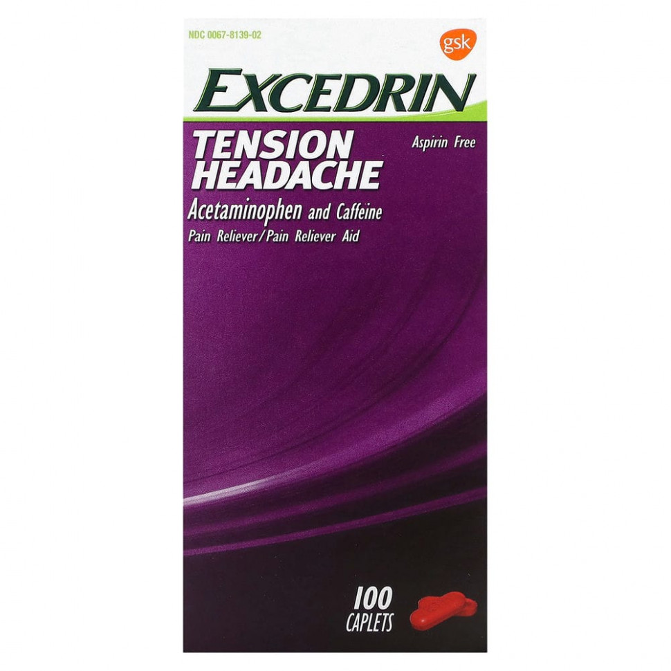 Excedrin,    `` 100     , -, 