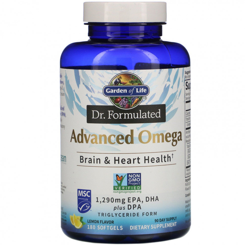  Garden of Life, Dr. Formulated,     , , 180   Iherb ()