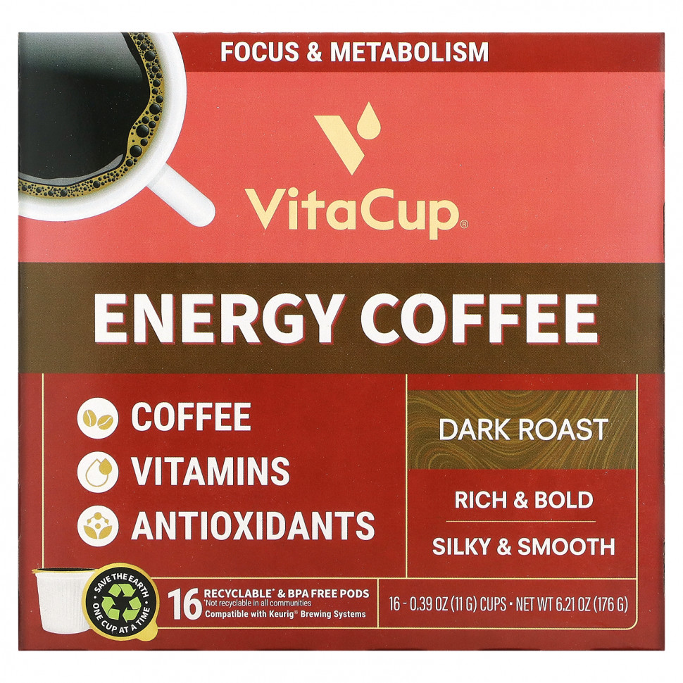 VitaCup, Energy Coffee,  , 16   11  (0,39 )    , -, 