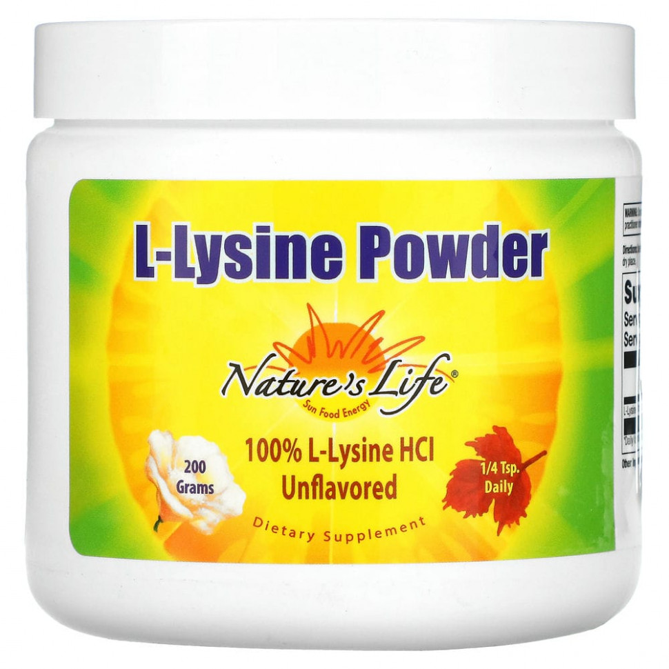 Nature's Life, L-Lysine  ,   , 200     , -, 