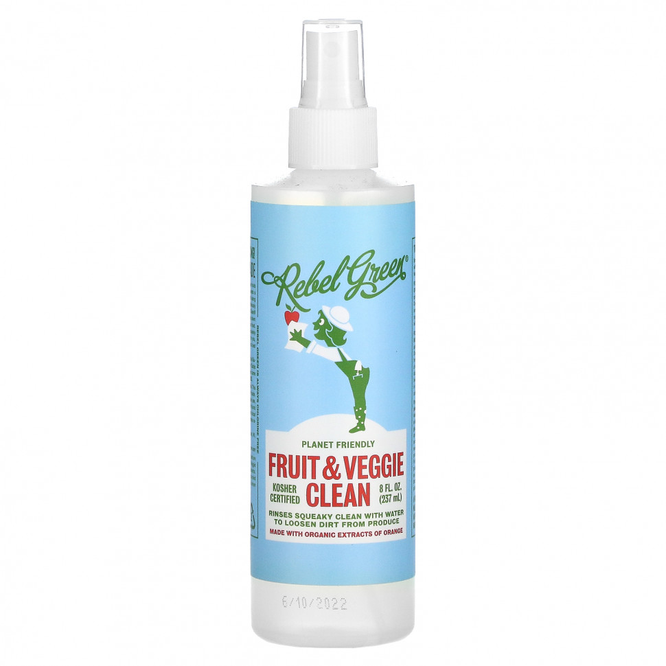 Rebel Green, Fruit & Veggie Clean, 237  (8 . )    , -, 