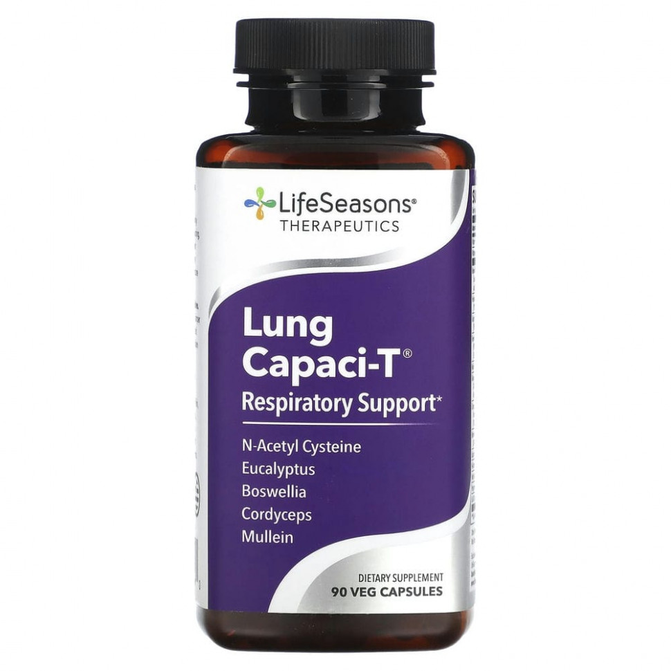  LifeSeasons, Lung Capaci-T, 90    Iherb ()