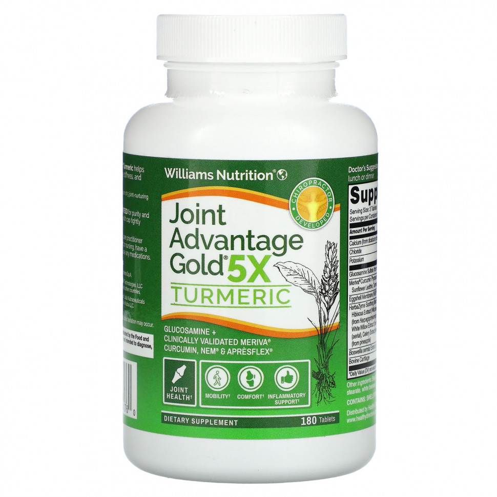 Williams Nutrition, Joint Advantage Gold 5X,  , 180     , -, 