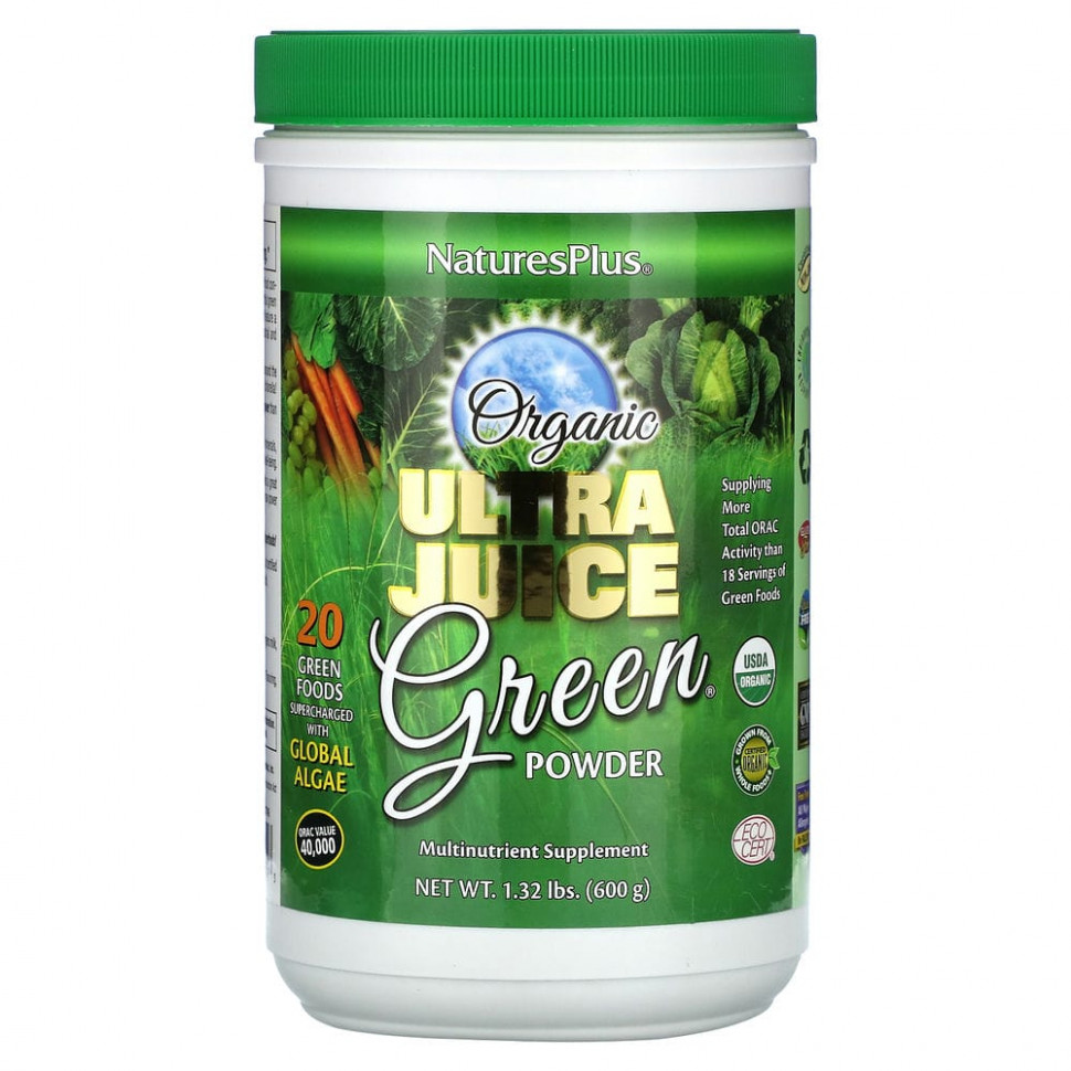 NaturesPlus,    Ultra Juice, 600  (1,32 )    , -, 