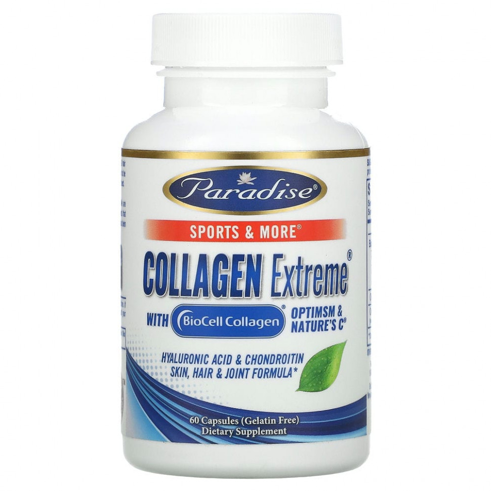 Paradise Herbs, Collagen Extreme   BioCell, OptiMSM    C, 60     , -, 