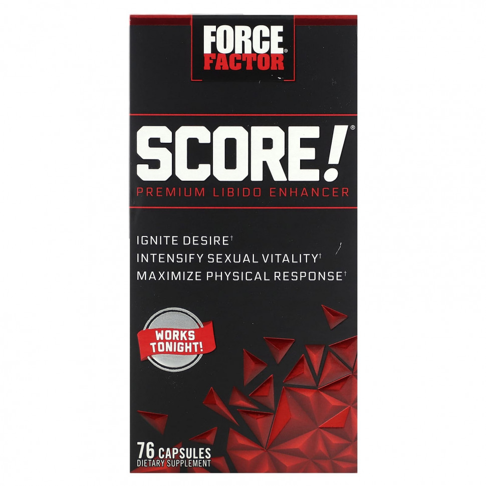 Force Factor, Score! Premium Libido Enhancer, 76     , -, 