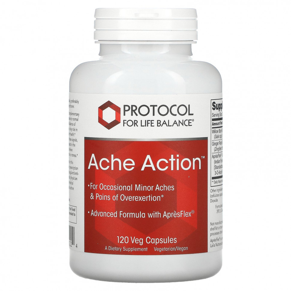  Protocol for Life Balance, Ache Action, 120    Iherb ()