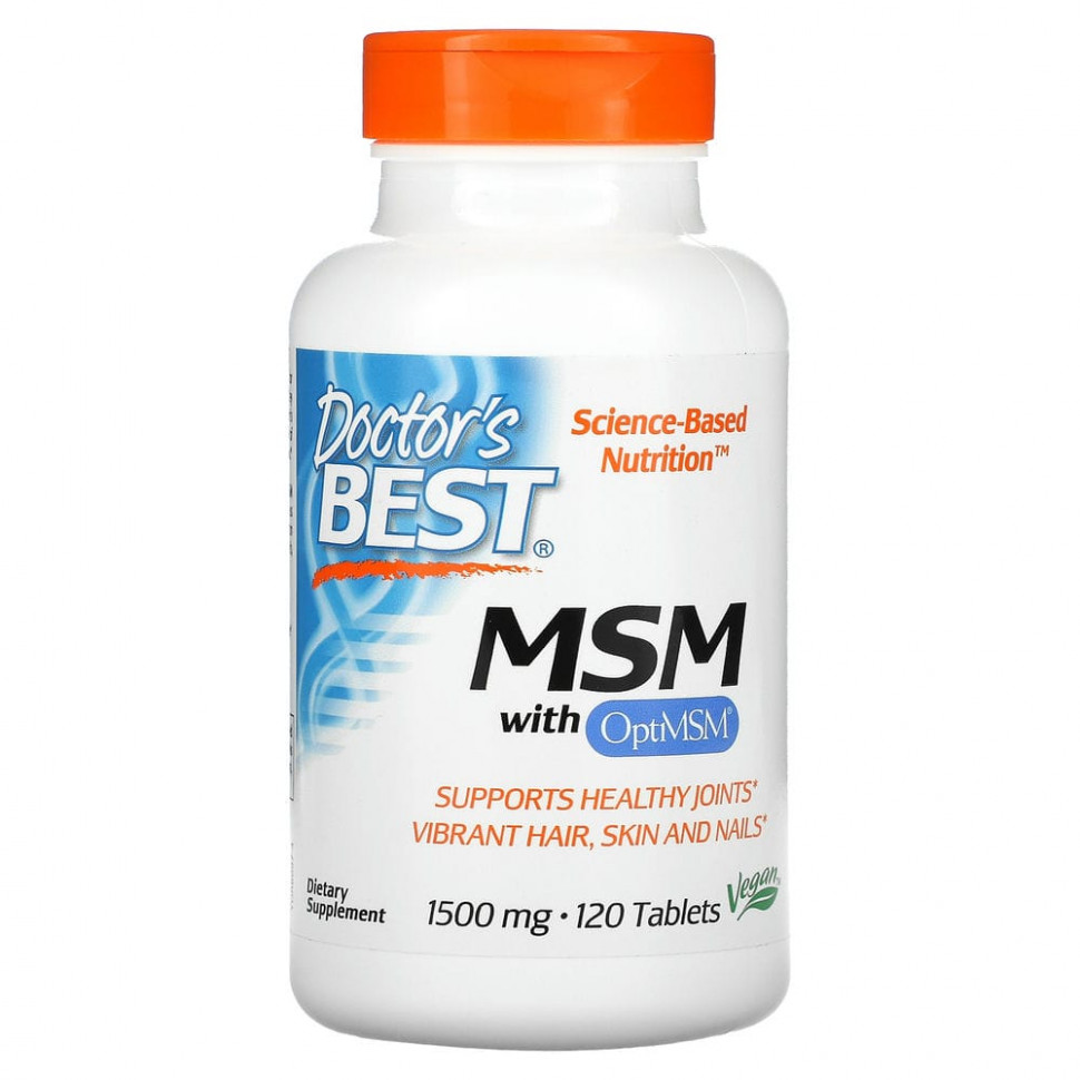 Doctor's Best,   OptiMSM, 1500 , 120     , -, 