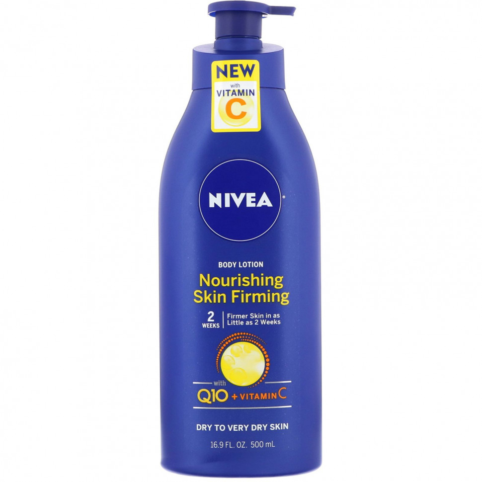 Nivea, Nourishing Skin Firming Body Lotion, Dry to Very Dry Skin, 16.9 fl oz (500 ml)    , -, 