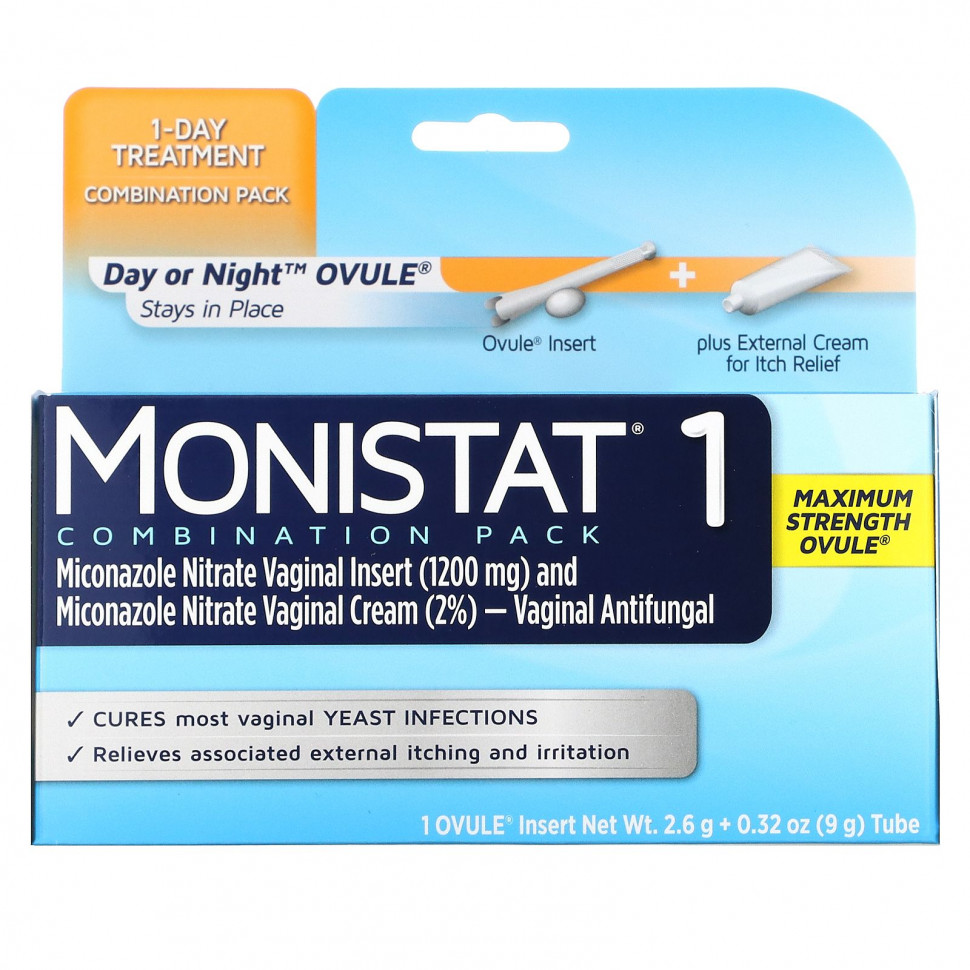 Monistat,      1 ,    ,  , 1   ,  2,6  + 0,32  (9 )    , -, 