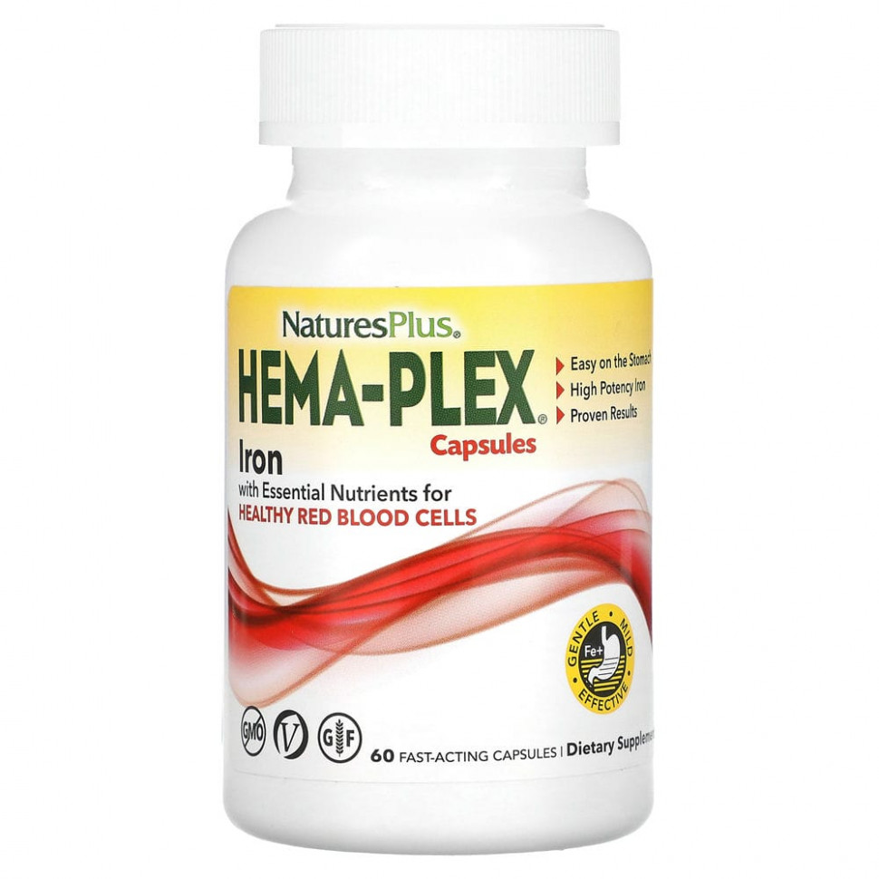 NaturesPlus, Hema-Plex,   , 60       , -, 