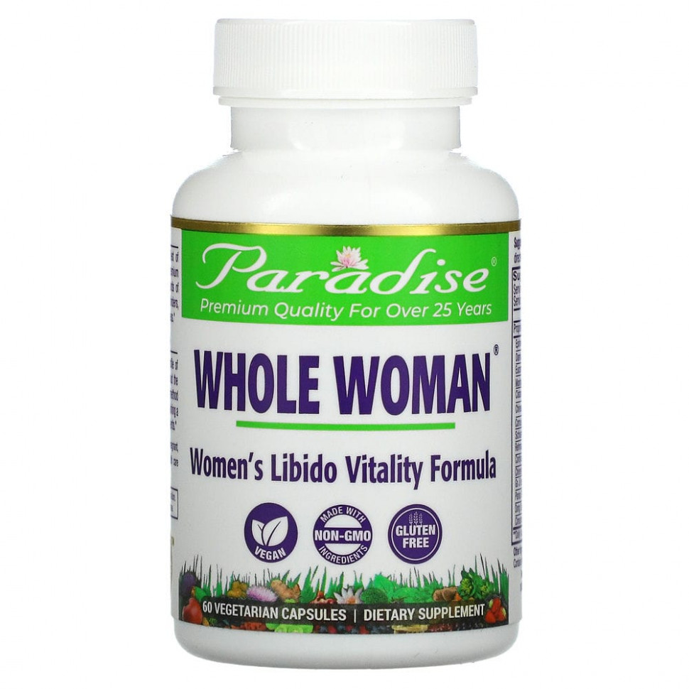���������� Paradise Herbs, Whole Woman, ������� ��� ��������� ��������� ���� �������� ������, 60 �������������� ������  Iherb (������)