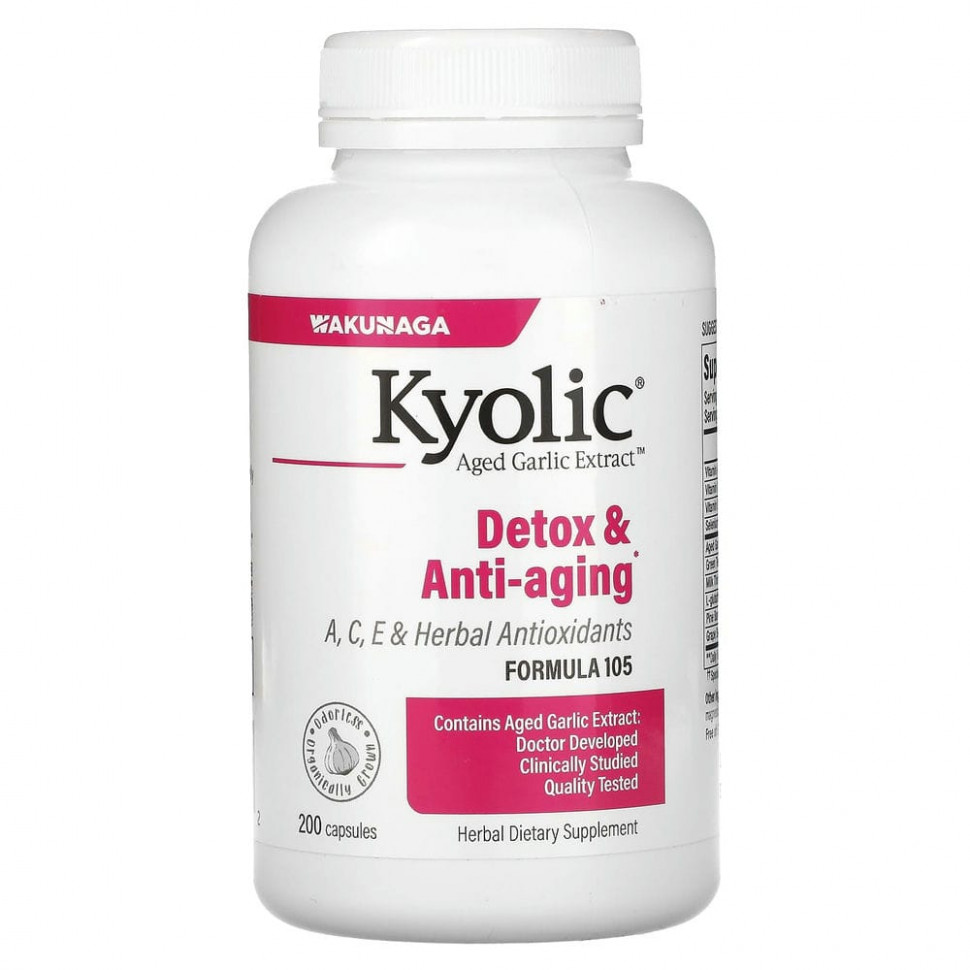  Kyolic, Aged Garlic Extract,  105    , 200   Iherb ()