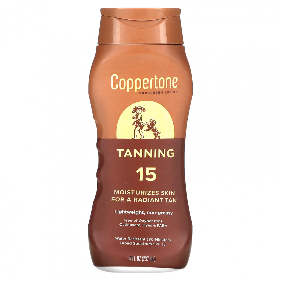 Coppertone, Sunning,  , SPF 15, 237  (8 . )    , -, 