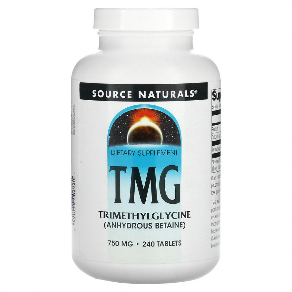 Source Naturals, TMG, , 750 , 240     , -, 